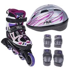 اسکیت کفشی دخترانه  فیلا مدل X-One Combo 3 FILA X-One Combo 3 Roller Skate For Girls